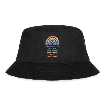 Your little ray of sarcastic sunshine - Bucket Hat - black - Front - Lela (165cm)