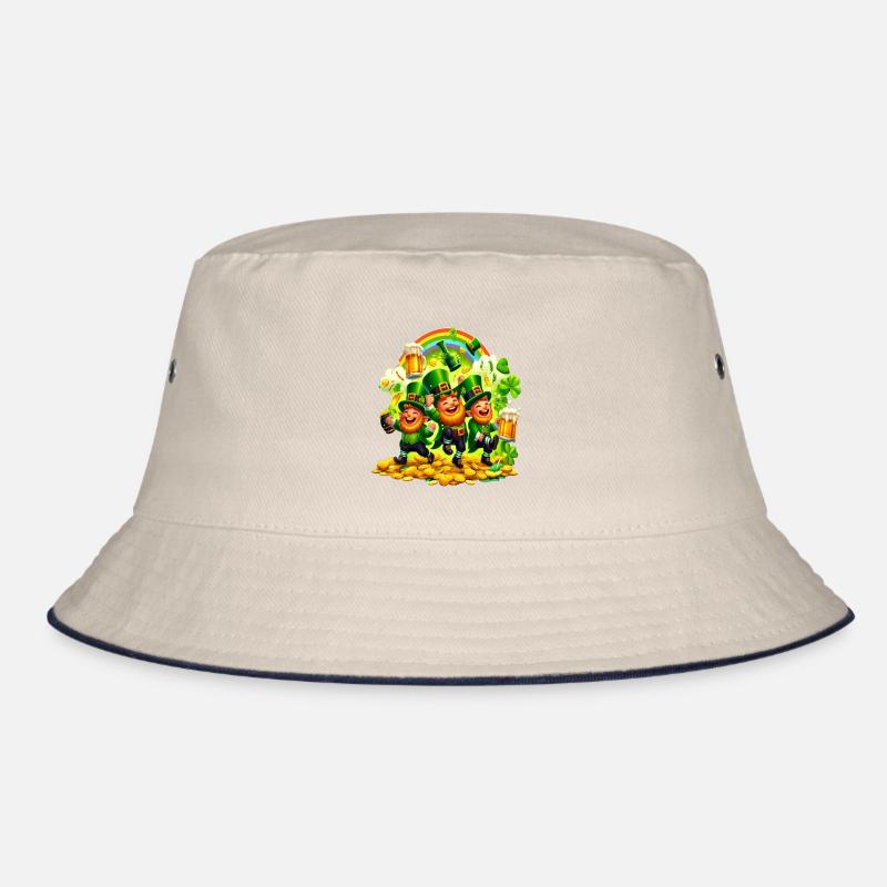 Regenbogen Leprechaun (Irischer Kobold)e Bucket Hat