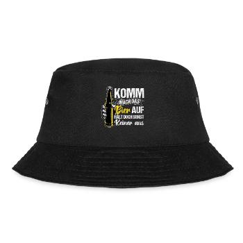 Come on, open the beer, but no one else can stand it - Bucket Hat - black - Front - Lela (165cm)