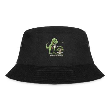 Bonsai Master T-Rex Dinosaur Gardening for - Bucket Hat - black - Front - Lela (165cm)