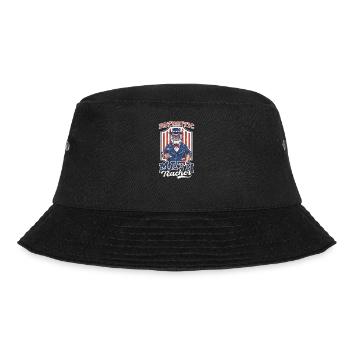 4. Juli Mathelehrer Patriotisch Vintage Retro - Bucket Hat - Schwarz - Vorne - Lela (165cm)