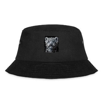 Snow Leopard Schneeleoparden Schneeleopard - Bucket Hat - Schwarz - Vorne - Lela (165cm)