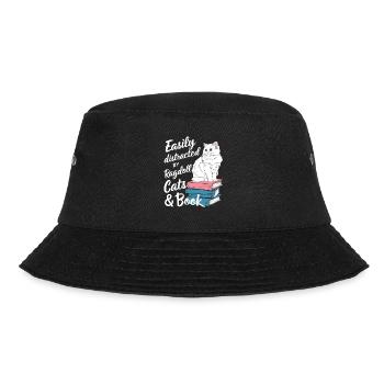 Katze Ragdoll Geschenk - Bucket Hat - Schwarz - Vorne - Lela (165cm)