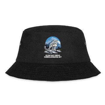 Snow Leopard Schneeleoparden Schneeleopard - Bucket Hat - black - Front - Lela (165cm)