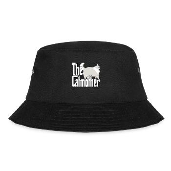 Cat Mom The Catmother Crazy Cat Mother Kitty Mommy - Bucket Hat - black - Front - Lela (165cm)