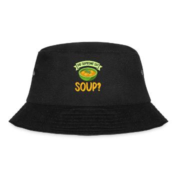 Soup Lovers Gifts - Bucket Hat - black - Front - Lela (165cm)