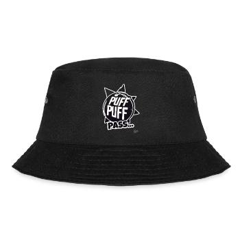 Puff Puff Pass: Der lustige Joint-Buddy - Bucket Hat - Schwarz - Vorne - Lela (165cm)