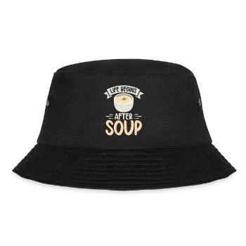 Soup Lovers Gifts - Bucket Hat - black - Front - Lela (165cm)
