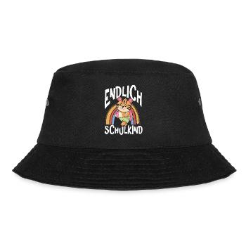 School 1. Grade - Bucket Hat - Schwarz - Vorne - Lela (165cm)