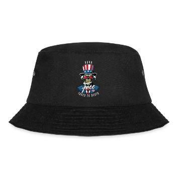 Born free, taxed until death on July 4 - Bucket Hat - black - Front - Lela (165cm)