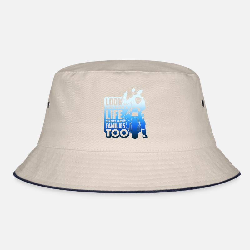 Motorcycel cross mountain vacation summer mount trip Bucket Hat