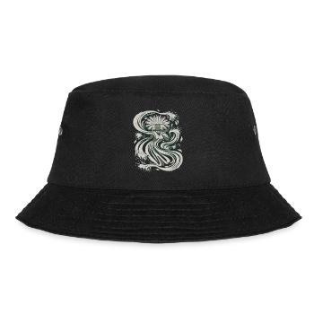 Aztec god Aztec mythology Chalchiuhtotolin - Bucket Hat - black - Front - Lela (165cm)
