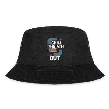 Funny 4 ter Juli - Bucket Hat - Schwarz - Vorne - Lela (165cm)