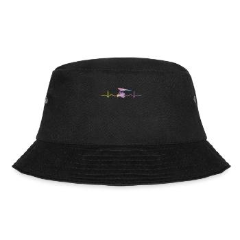 Paratrike Motor Hang Glider Deltatrike - Bucket Hat - black - Front - Lela (165cm)