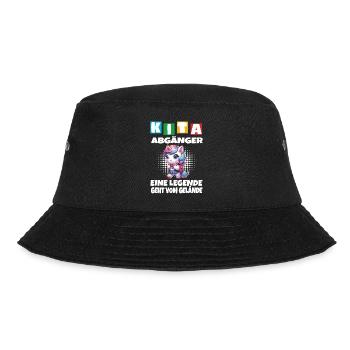 KITA Abgänger Schulkind Einschulung - Bucket Hat - Schwarz - Vorne - Lela (165cm)