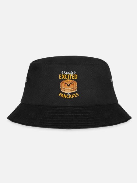 Pancake Breakfast Pancakes - Bucket Hat - black