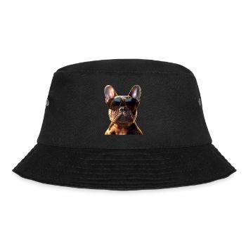 Bouledogue français motif chien bouledogues dogue allemand - Bob - noir - Devant - Lela (165cm)