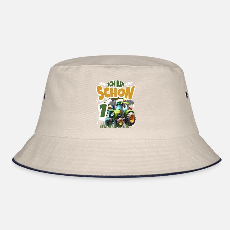 Traktor 1. Geburtstag Kindergeburtstag Bucket Hat
