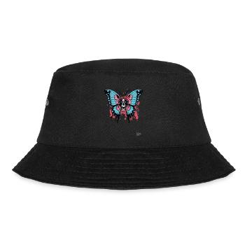 Clown Butterfly - Bucket Hat - black - Front - Lela (165cm)