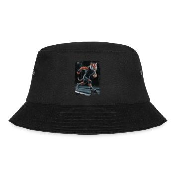 Tiger-Skating Geschenk - Bucket Hat - Schwarz - Vorne - Lela (165cm)