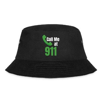 Call me at Dispatcher First - Bucket Hat - black - Front - Lela (165cm)