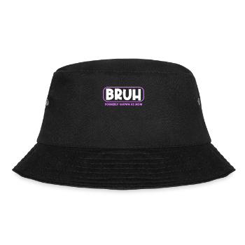 Bruh Formerly Known As Mom Cool und Lustig - Bucket Hat - Schwarz - Vorne - Lela (165cm)