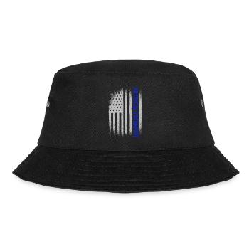 flag USA physical therapist Rretro Student - Bucket Hat - black - Front - Lela (165cm)