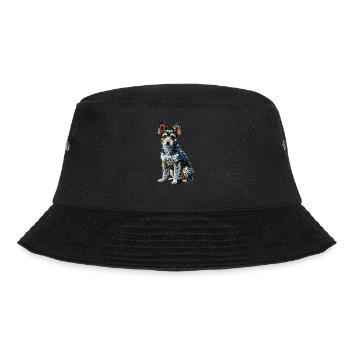 Polygon Art Toy Fox Terrier American Toy Terriers - Bucket Hat - black - Front - Lela (165cm)