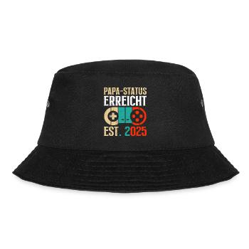 DAD STATUS REACHED EST. 2025 PlayerDad Becoming - Bucket Hat - black - Front - Lela (165cm)