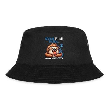 Bin Müde Faul Lustige Schlafanzug Morgenmuffel - Bucket Hat - Schwarz - Vorne - Lela (165cm)