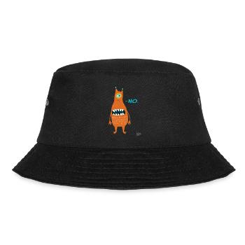 boring, no, cool funny monster - Bucket Hat - black - Front - Lela (165cm)