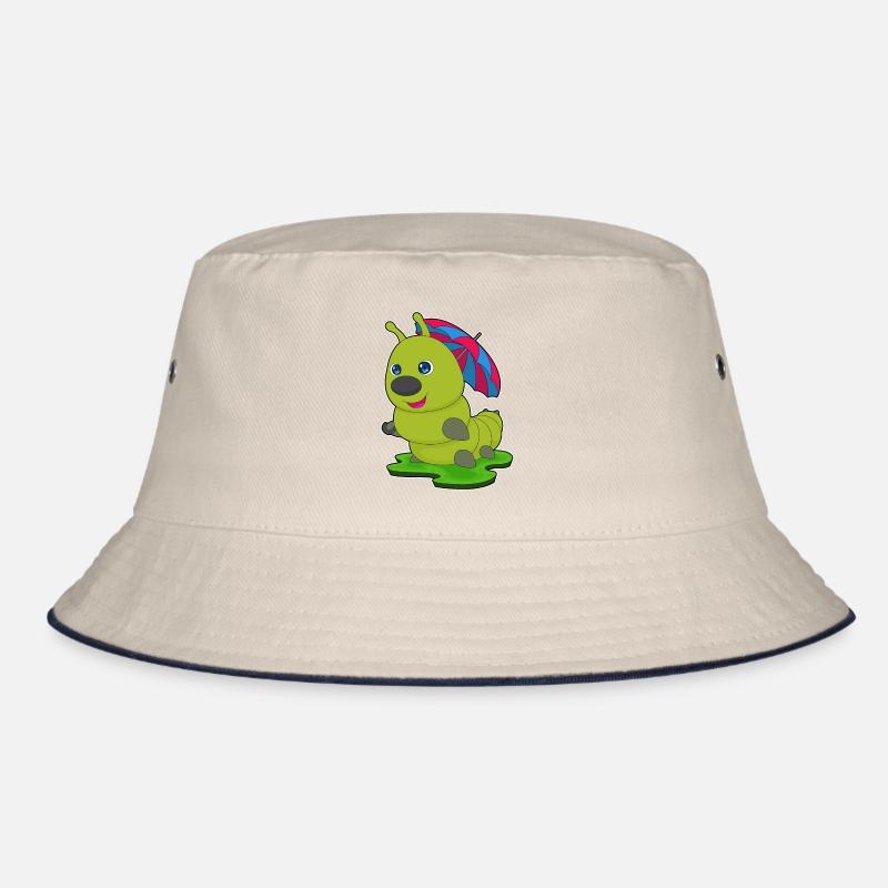 Raupe Regenschirm Bucket Hat