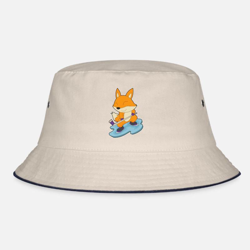 Fuchs Eishockey Eishockeyschläger Bucket Hat