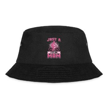 Rennrad Radsport Radsportler Mutter - Bucket Hat - Schwarz - Vorne - Lela (165cm)