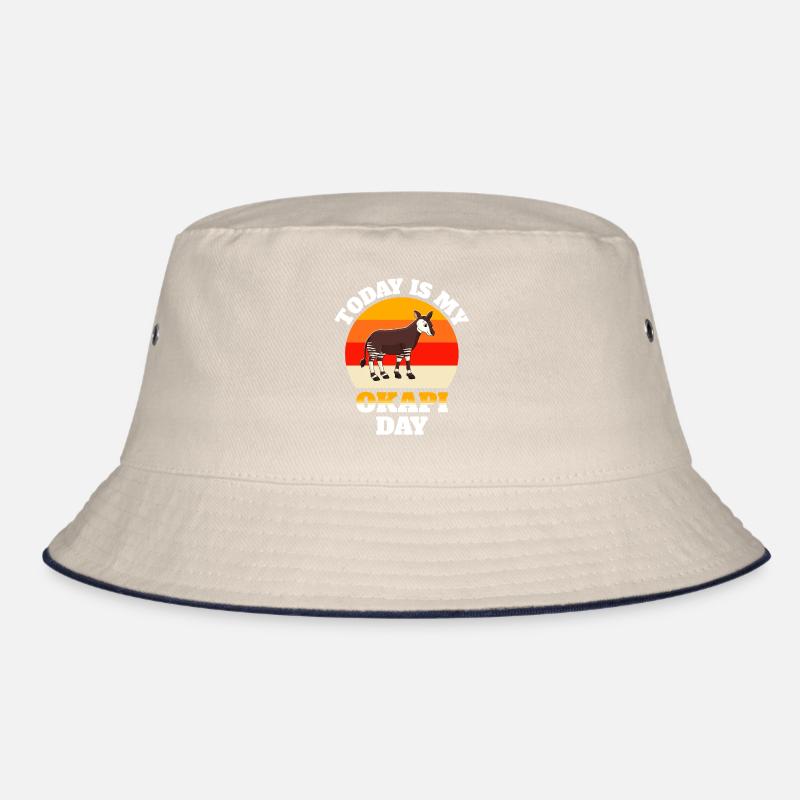 Forest Giraffe Okapi Bucket Hat