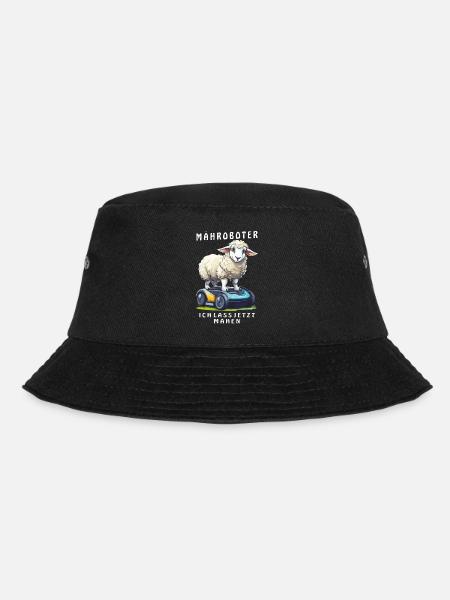 SCHAF MÄHROBOTER ICH LASS JETZT MÄHEN - Bucket Hat - Schwarz