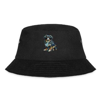 Polygon Art Small Münsterländer Munsterlander - Bucket Hat - black - Front - Lela (165cm)