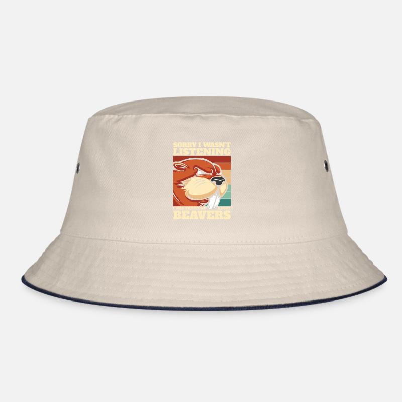 Was Thinking About Beavers Castor Canadensis Bucket Hat