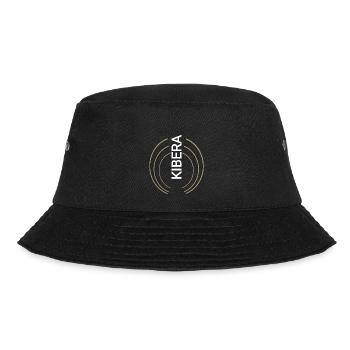 Kibera slum in Kenya's Nairobi Text - Bucket Hat - black - Front - Lela (165cm)