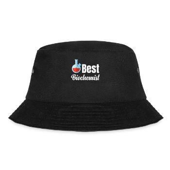 Best Biochemistry Funny Scientist - Bucket Hat - black - Front - Lela (165cm)