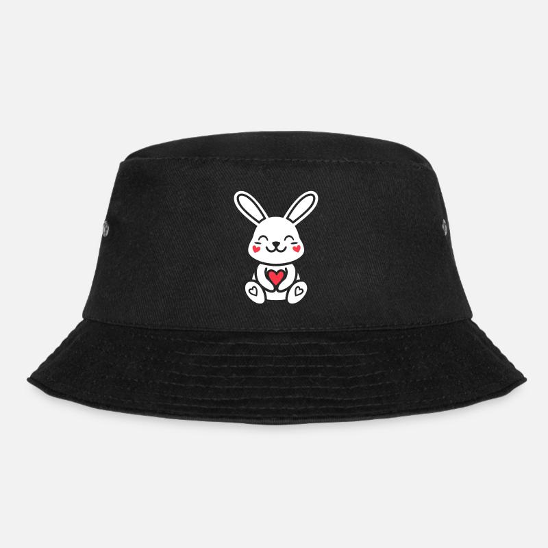 Kleiner Baby-Hase - Bucket Hat - Schwarz