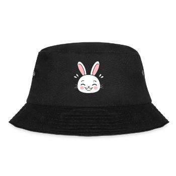 Kleiner Baby-Hase - Bucket Hat - Schwarz - Vorne - Lela (165cm)