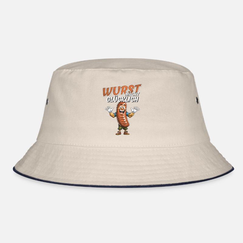 WURST MACHT GLÜCKLICH Bucket Hat