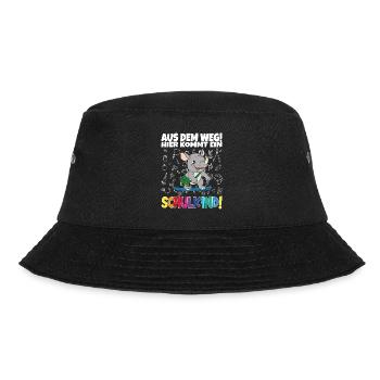 School Child 2024 School Enrollment Back to School - Bucket Hat - black - Front - Lela (165cm)