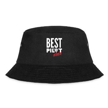 Bester Pilot - Bucket Hat - Schwarz - Vorne - Lela (165cm)