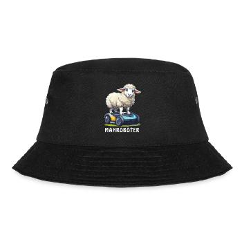 SCHAF MÄHROBOTER - Bucket Hat - Schwarz - Vorne - Lela (165cm)