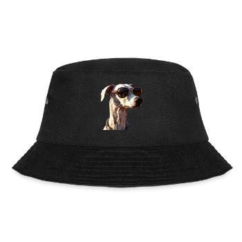 Windhund Hundeliebhaber Jagdhund Liebe Greyhound - Bucket Hat - Schwarz - Vorne - Lela (165cm)