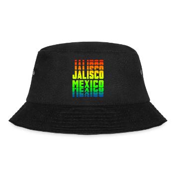 Jalisco Mexico rainbow design - Bucket Hat - black - Front - Lela (165cm)