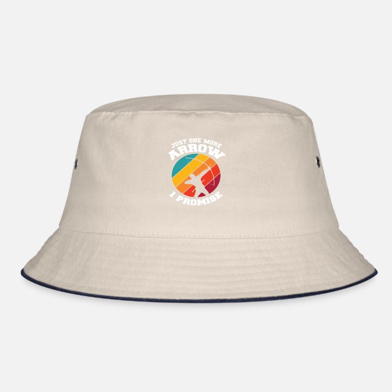 Pfeil Bogen Retro Bogenschießen Bucket Hat