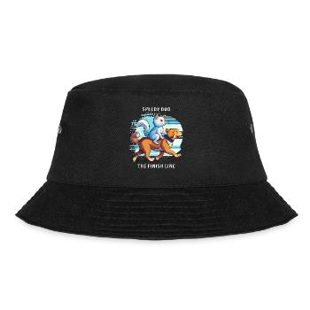 DOG CAT SPEEDY DUO THE FINISH LINE - Bucket Hat - black - Front - Lela (165cm)